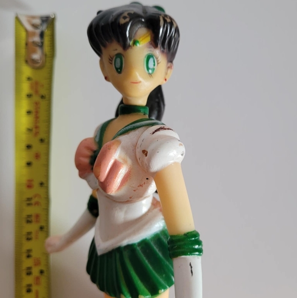 Vintage 1990 Sailor Jupiter from Sailor Moon Doll 9" Plastic - Picture 3 of 6
